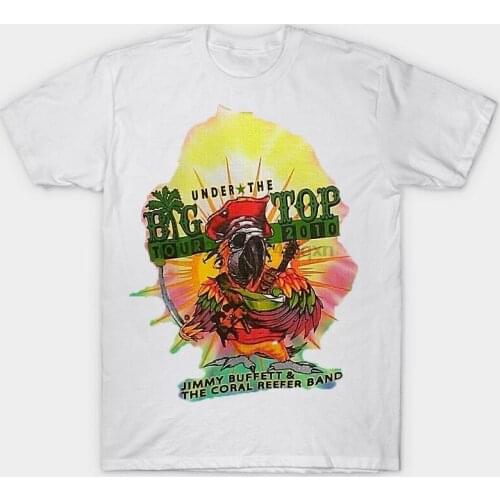 Jimmy Buffett The Coral Reef Band 2010 Concert Tour Tie Dyed T Shirt Size Med