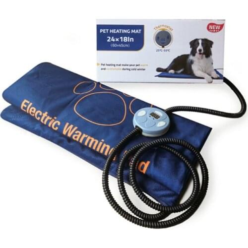 Pet Heating Pad Heated Dog Beds Warmer Cat Electric Heat Pad Waterproof Soft Mat E7CC