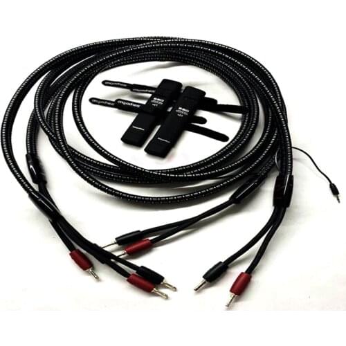 Hifi Audio K2 speaker cable free update NEW 72V DBS silver Banana or spade plug A pair bi wire or single wire