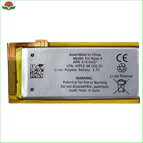 ISUN 5pcs/lot Original Quality Nano 4 Polymer Battery Replacement for iPod Nano 4 4th Gen
