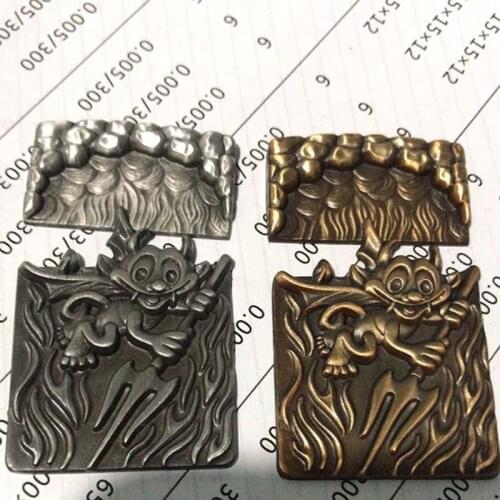 Metal Badge for Kerosene lighter Oil Lighter DIY Handmade Smoker Accessories Gadgets Lighters Decor Accessory Elf Prince