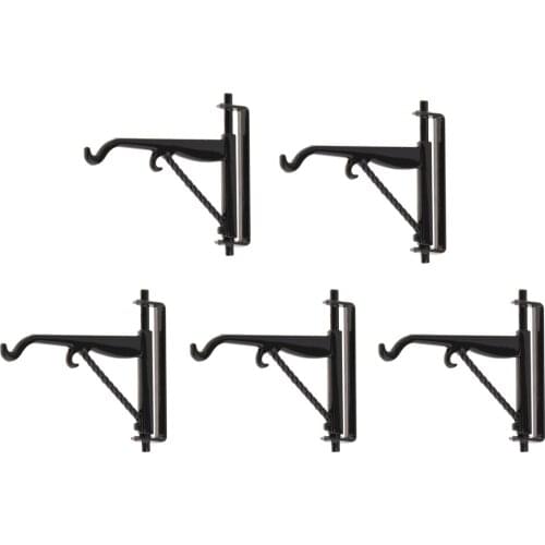 1/12 Dollhouse Miniature 5 Pieces Metal Rack Wall Shelf Room Accessory Decoration