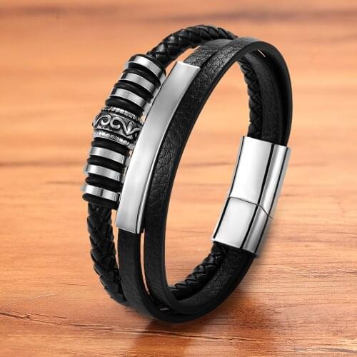 Fashion Luxury Charms Vintage Boho Braided Rope Bracelet Men Wristbands Bangles Accessories Drop shipping