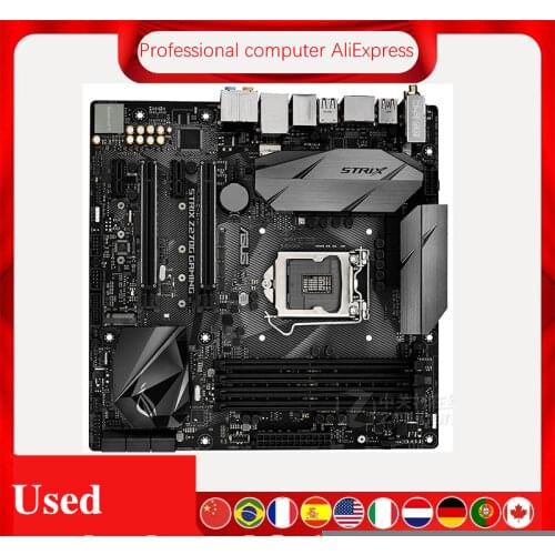 For Asus ROG STRIX Z270G GAMING Original Used Desktop Intel Z270 Z270M DDR4 Motherboard LGA 1151 i7/i5/i3 USB3.0 SATA3