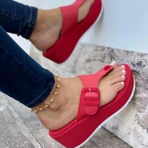 2021 New Platform Women Slippers Summer Ladies Sandals Female Casual Flip Flops Girls Flat Shoes Outdoor Sandals For Women