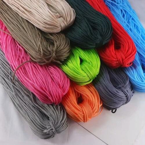 Light ice silk yarn woven summer cool hat bag with thick hollow bright silk yarn 200g summer sun hat yarn