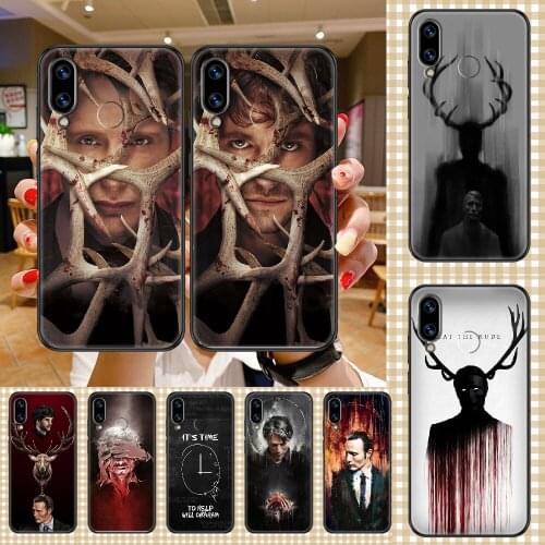 Hannibal eat mads mikkelsen Phone case For Huawei Honor 6 7 8 9 10 10i 20 A C X Lite Pro Play black pretty bumper trend hoesjes