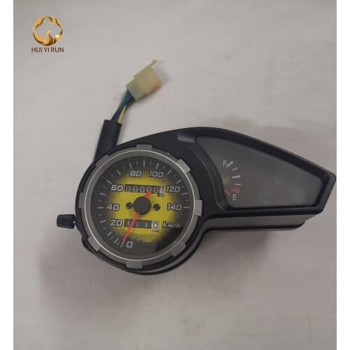 Universal Readable Speedometer Gauge Panel Motorcycle Odometer Instrument LED KM/H Racer ATV
