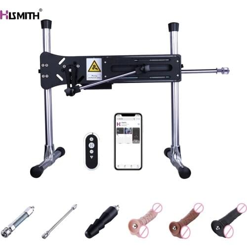 Hismith thrusting vibrator support APP remote control sex machine KlicLok system dildo with suction cup sex toys for Woman