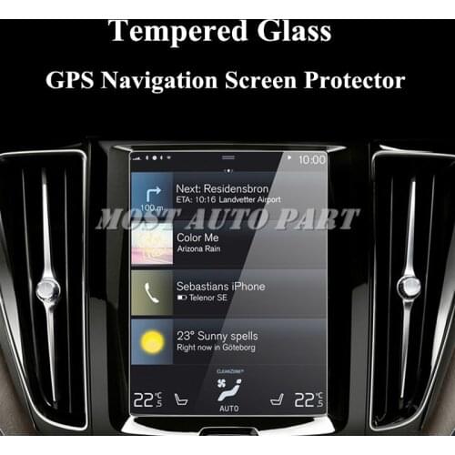 Tempered Glass GPS Navigation Screen Protector For Volvo S90 V90 XC90 2016-2021 1pcs Car Decoration Car Accesories Interior