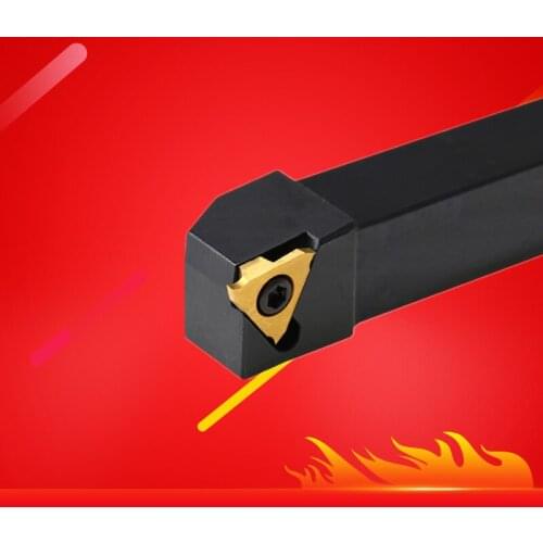 1Pcs SGBR1616H32 SGBR2020K32 SGBR2525M32 CNC Tools Lathe External Grooving Cut boring bar tool Holder For GBR/L Insert