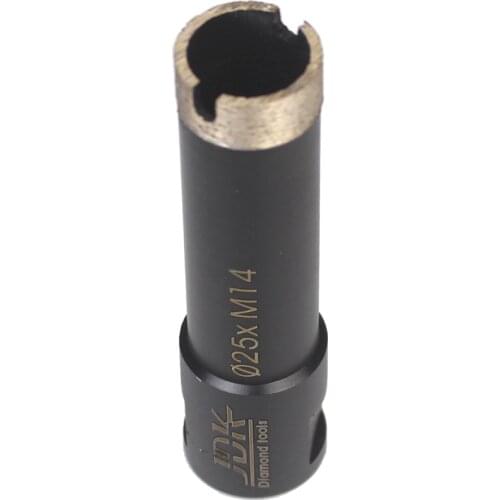 25mm diamond wet core drill bit hole saw for granite & marble drilling bits with M14 thread