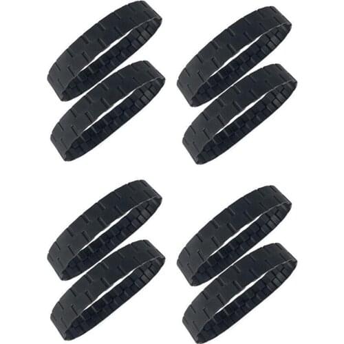 8Pcs Tires for Irobot Roomba Wheels Series 500, 600, 700, 800 and 900 Anti-Slip, Great Adhesion and Easy Assembly