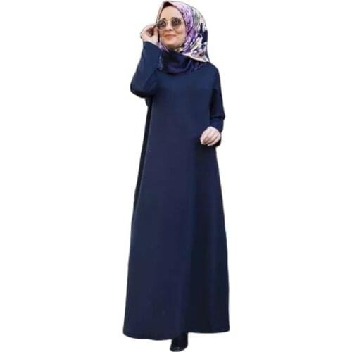 Abaya For Muslim Women Dress Kaftan Robe Trench Coats Femme Musulman Ensembles Abayas Hijab Caftan Dubai Turkey Islamic ClotF914