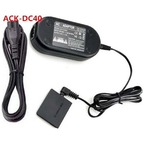 ACK-DC40 AC Power Adapter for Canon Nikon SD770 SD980 SD1200 SD1300 SD3500 IS