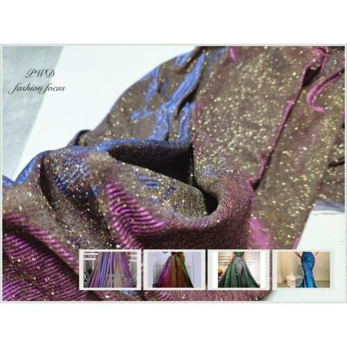 African Net Lace Fabric With Sequins Glitter 2021 High Quality French Tulle Lace Nigeria Guipure Material For Wedding Dress