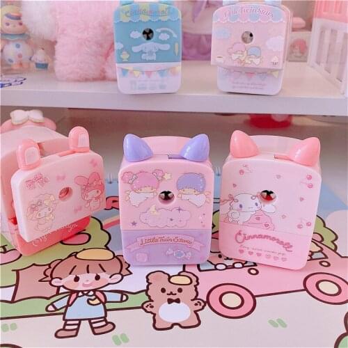 Cartoon Melody Students learn stationery Automatic Pencil Sharpener Hand sharpener pen planer students prize stationery