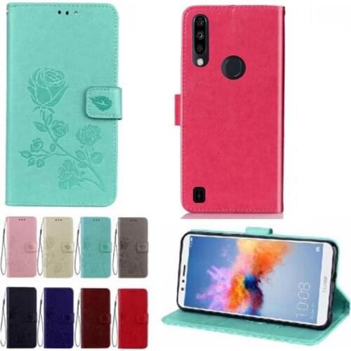 For ZTE Blade A7 2020 Fingerprint version Case Protection Stand Style PU Leather Flip Silicone Back Cover Phone Wallet Case