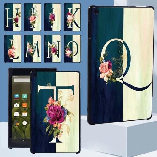 For Amazon Fire 7 5th 7th 9th/HD 8/HD 10 Tablet Plastic for Fire HD 8/Plus 10th Gen 2020 Anti-fall Back Case + Free Stylus