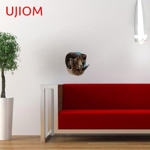 UJIOM Mountain Sheep Living Room Decoration Decorative Decals Personalise Room Decor Personalise Wall Stickers Mural Art