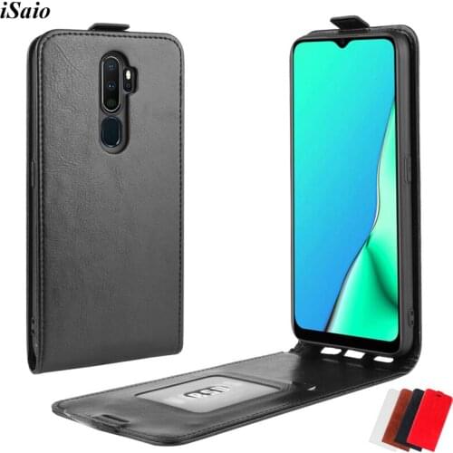 For OPPO A5 A9 2020 Flip Case Leather Cover for OPPO A9 2020 Phone Case Soft TPU Full Back Cover with Card Holder Fundas