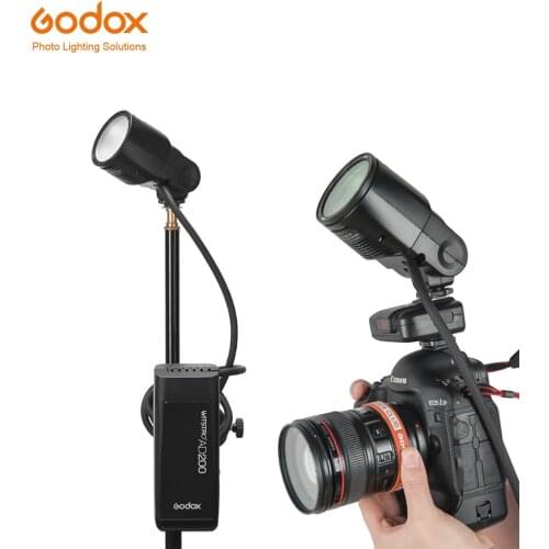 Godox AD200 flash accessory WITSTRO H200R Round Flash Head and EC-200 Extension Head AK-R1 Color temperature reflector