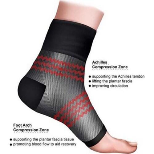 1 PCS Ankle Brace Compression Support Sleeve Elastic Breathable for Injury Recovery Joint Pain basket Foot Sports Socks