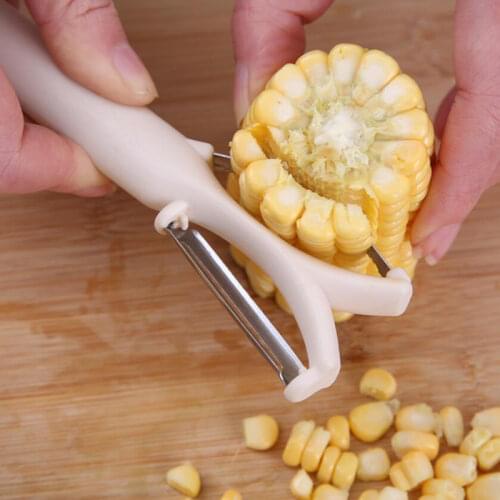 Kitchen Cereal Stripper Creative Multi-Purpose Corn Planer Fruit Peelers For Home Grain Cob Thresher Corn Threshing Peeler
