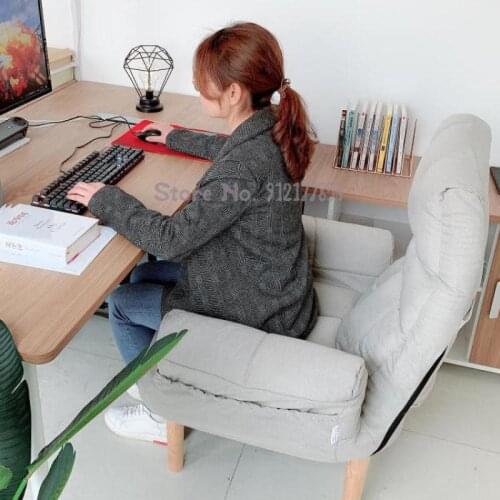 Lazy sofa tatami breastfeeding nursing chair foldable reclining chair girls small apartment net red single bedroom