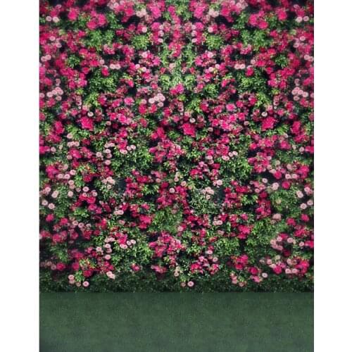 LIFE MAGIC BOX Baby Backdrop Flower Wall Gray Vinyl Photoshoot Background S-2560