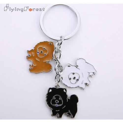 Keychain Metal Dog Diy Pet Dogs Key Chains Fashion Jewelry Pet Accessories Cute Keychain Man Gift Keyrings Drop Shipping