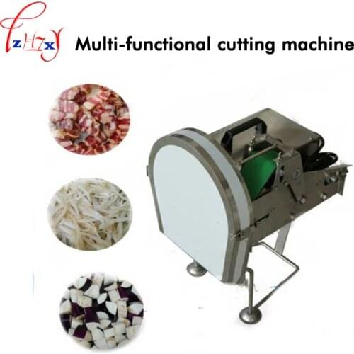 Small commercial desktop multi-function cutting machine slicing vegetable cutter machine multi-function cutting 220/380V 1PC