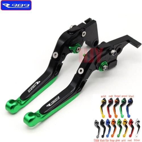 Motorcycle Folding Extendable CNC Moto Adjustable Clutch Brake Levers For MV AGUSTA BRUTALE 989R BRUTALE 989 R 2008-2011