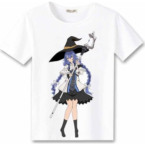 Mushoku Tensei I'm Serious When I Go to Another World Cosplay T Shirt Ellis Gray Rat Summer T-Shirt Anime tshirt Top Tee Costume