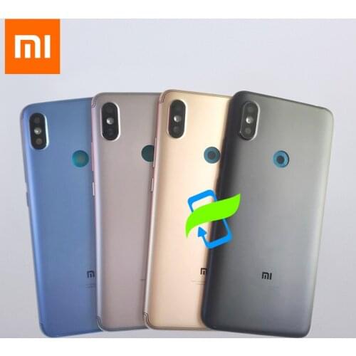 Original Battery Back Cover For Xiaomi Redmi S2 Back Housing Rear Door Case For Redmi S2 Side Buttons + Camera Lens