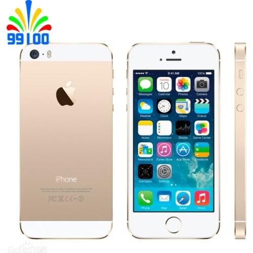 Used Original Apple iphone 5S Unlocked 3G-WCDMA/4G-LTE 1GB RAM 16GB/32GB/64GB Fingerprint Used phone