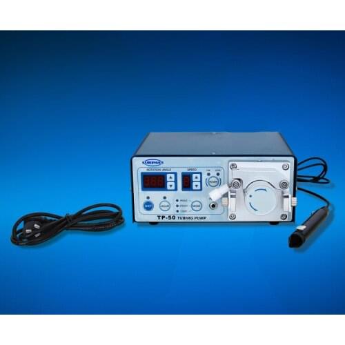 The peristaltic dispenser is suitable for all kinds of quick-drying glues with fine points and small components