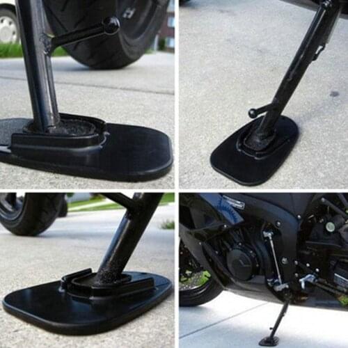 Motorcycle Bike Kickstand Side Kick Stand Pad Plate Base For Yamaha Honda Harley