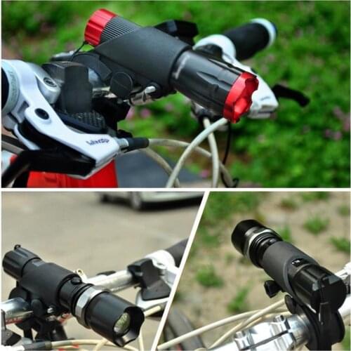 Bicycle Light Stand Bike Front Torch Flashlight Installation Mount Bracket 19-27mm Diam Bike Flashlight Gun Clip Riding Devices