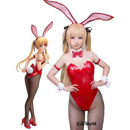 Saekano: How to Raise a Boring Girlfriend Eriri Spencer Sawamura Bunny Girl Jumpsuits Maid Dress Uniform Anime Cosplay Costumes