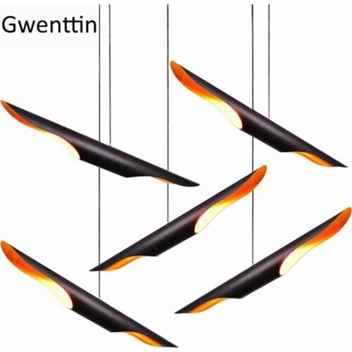 Modern Pipe Pendant Lights Industrial Lamps Kitchen Hanging Lamp for Living Room Dining Light Fixture Suspension Luminaire Decor