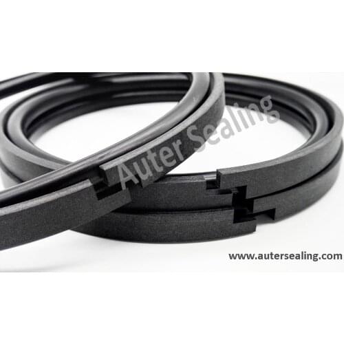 SPGA 100/110/120/130 X7 /150/160X9.5 Seal NBR+NYLON "Z" CUT Compact seal High Pressure Split Cap Piston Seal