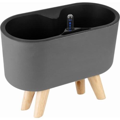 T21D Automatic Self-Watering Planter with Water Level Indicator Flower Pot Bracket