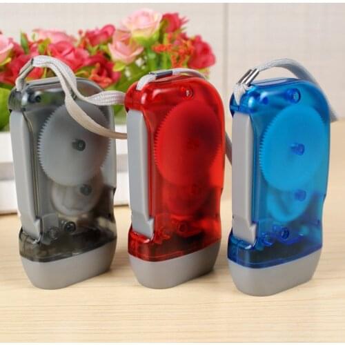 Outdoor Hand Press Flashlight Hand Pressure Lamp Environmental friendly Self Power Flashlight