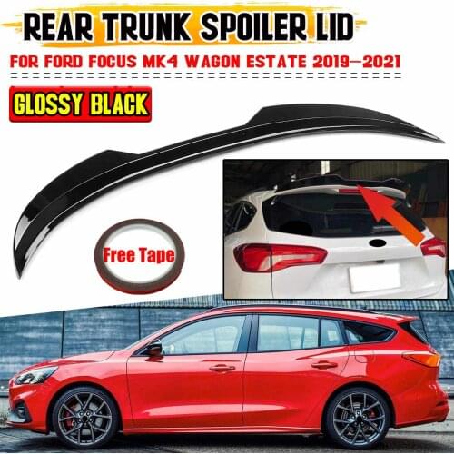 High Quality Car Rear Trunk Spoiler Lip Boot Wing Lip For Ford For Focus Mk4 Wagon / Estate 2019 2020 2021 Rear Roof Lip Spoiler