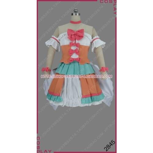 BanG Dream! Pastel Palettes Idol Band Vocals Maruyama Aya Initial Version Dress Outfit Cosplay Costume S002