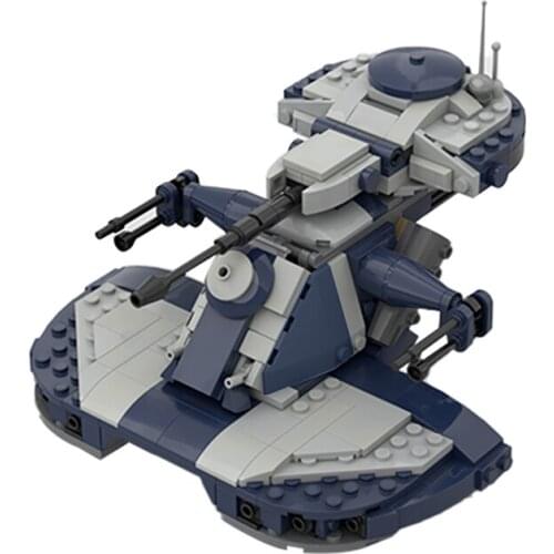 Star Movie Republic Space Fighter MOC Tank Building Blocks of The Military Self Propelled Anti Tank Weapon Bricks Assemble Toys