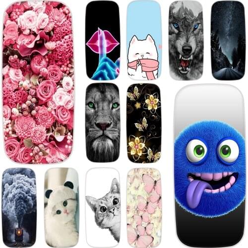 1.77 Inch For Nokia 105 2019 Case Silicone TPU Cute Cartoon Painted Protector Phone Back Cover TA-1203 TA-1174 TA-1010 TA-1034