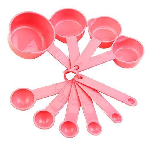 10Pcs Baking Cup Spoons Tablespoon Plastic Teaspoons Cake Shop Soup spoon Kitchen Coffee Cooking Measuring Spoon Set