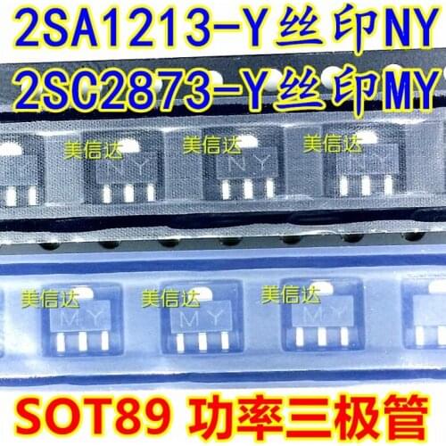 100% New&original 2SA1213-Y NY 2SC2873-Y MY SOT89